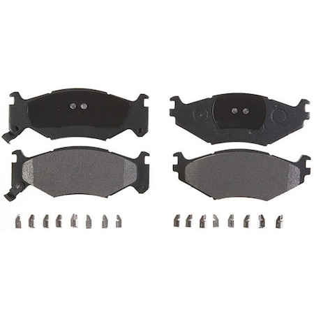 Raybestos 91-94 Chry/Chry Tk/Dodge/Dodge Tk/Ply-Fr Brake Pad Set, Pgd522M PGD522M